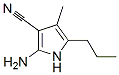 1H-Pyrrole-3-carbonitrile, 2-amino-4-methyl-5-propyl- CAS#: 58121-03-2