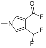 1H-Pyrrole-3-carbonyl fluoride, 4-(difluoromethyl)-1-methyl- (9CI) CAS#: 448236-05-3