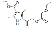 1H-Pyrrole-3-carboxylicacid,5-[[(ethoxyacetyl)oxy]acetyl]-2,4-dimethyl-,ethylester(9CI) CAS#: 571922-83-3