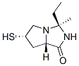 1H-Pyrrolo[1,2-c]imidazol-1-one,3-ethylhexahydro-6-mercapto-3-methyl-,(3S,6S,7aS)-(9CI) CAS#: 474670-28-5