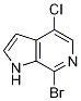 1H-Pyrrolo[2,3-c]pyridine, 7-broMo-4-chloro- CAS#: 446284-44-2