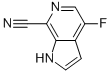 1H-Pyrrolo[2,3-c]pyridine-7-carbonitrile,4-fluoro-(9CI) CAS#: 446284-50-0