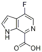 1H-Pyrrolo[2,3-c]pyridine-7-carboxylic acid, 4-fluoro- CAS#: 446284-56-6