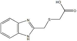[(1H-benzimidazol-2-ylmethyl)thio]acetic acid CAS#: 6017-11-4