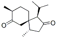 [1R-(1alpha,4beta,5beta,8S*)]-1-isopropyl-4,8-dimethylspiro[4.5]decane-2,7-dione CAS#: 6168-64-5