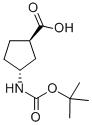 (1R,3R)-N-BOC-1-AMINOCYCLOPENTANE-3-CARBOXYLIC ACID, 98% E.E. CAS#: 489446-85-7