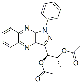(1S,2R)-1-[1-Phenyl-1H-pyrazolo[3,4-b]quinoxalin-3-yl]-1,2-propanediol diacetate CAS#: 55591-19-0