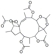 1a,2,3,4,4a,5,6,7,7a,10,11,11a-Dodecahydro-1,1,3,6,9-pentamethyl-1H-cyclopenta[a]cyclopropa[f]cycloundecene-2,4,7,7a,10,11-hexol 2,4,7,10,11-pentaacetate CAS#: 51906-08-2