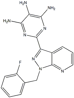 2-[1-(2-Fluorobenzyl)-1H-pyrazolo[3,4-b]pyridin-3-yl]pyriMidine-4,5,6-triaMine CAS#: 428854-24-4