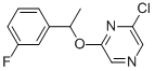 2-(1-(3-fluorophenyl)ethoxy)-6-chloropyrazine CAS#: 426829-21-2