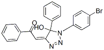 2-[1-(4-Bromophenyl)-1,5-dihydro-5-hydroxy-5-phenyl-4H-1,2,3-triazol-4-ylidene]-1-phenylethanone CAS#: 55682-69-4
