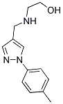 2-(([1-(4-METHYLPHENYL)-1H-PYRAZOL-4-YL]METHYL)AMINO)ETHANOL CAS#: 400876-90-6