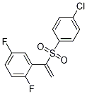 2-(1-(4-chlorophenylsulfonyl)vinyl)-1,4-difluorobenzene CAS#: 471905-61-0
