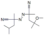 2-[(1-Cyano-1,3-dimethylbutyl)azo]-4-methoxy-2,4-dimethylpentanenitrile CAS#: 55685-40-0