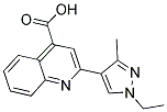 2-(1-ETHYL-3-METHYL-1 H-PYRAZOL-4-YL)-QUINOLINE-4-CARBOXYLIC ACID CAS#: 522594-91-8