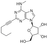 2-(1-HEXYNYL)-N-METHYLADENOSINE CAS#: 403842-38-6
