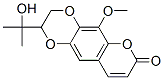 2-(1-Hydroxy-1-methylethyl)-5-methoxy-2,3-dihydro-7H-pyrano[2,3-g]-1,4-benzodioxin-7-one CAS#: 54278-76-1