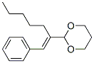2-(1-phenylhept-1-en-2-yl)-1,3-dioxane CAS#: 5436-80-6