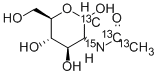 2-[1,2-13C2,15N]ACETAMIDO-2-DEOXY-D-[1-13C]GLUCOSE CAS#: 478529-43-0