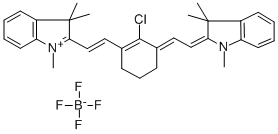 2-(2-(2-CHLORO-3-[2-(1,3,3-TRIMETHYL-2,3-DIHYDRO-1H-2-INDOLYLIDEN)ETHYLIDENE]-1-CYCLOHEXENYL)-1-ETHENYL)-1,3,3-TRIMETHYL-3H-INDOLIUM CAS#: 439859-04-8
