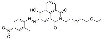 2-[2-(2-ethoxyethoxy)ethyl]-6-hydroxy-5-[(2-methyl-4-nitrophenyl)azo]-1H-benz[de]isoquinoline-1,3(2H)-dione CAS#: 55993-15-2