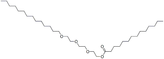 2-[2-[2-(tetradecyloxy)ethoxy]ethoxy]ethyl myristate CAS#: 59599-55-2