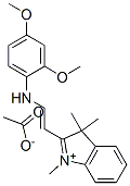 2-[2-[(2,4-dimethoxyphenyl)amino]vinyl]-1,3,3-trimethyl-3H-indolium acetate CAS#: 59737-00-7