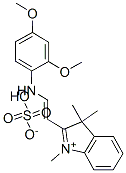 2-[2-[(2,4-dimethoxyphenyl)amino]vinyl]-1,3,3-trimethyl-3H-indolium hydrogen sulphate CAS#: 59737-31-4