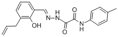 2-[2-(3-allyl-2-hydroxybenzylidene)hydrazino]-N-(4-methylphenyl)-2-oxoacetamide CAS#: 570417-61-7