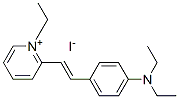 2-[2-[4-(diethylamino)phenyl]vinyl]-1-ethylpyridinium iodide CAS#: 57439-27-7