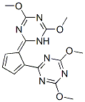 2-[2-(4,6-Dimethoxy-1,3,5-triazin-2-yl)-2,4-cyclopentadien-1-ylidene]-1,2-dihydro-4,6-dimethoxy-1,3,5-triazine CAS#: 55429-31-7