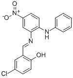 2-(((2-Anilino-5-nitrophenyl)imino)methyl)-4-chlorophenol CAS#: 55720-17-7