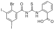 2-[[[(2-BROMO-3,5-DIIODOBENZOYL)AMINO]THIOXOMETHYL]AMINO]-BENZOIC ACID CAS#: 532407-19-5