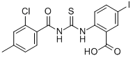2-[[[(2-CHLORO-4-METHYLBENZOYL)AMINO]THIOXOMETHYL]AMINO]-5-IODO-BENZOIC ACID CAS#: 533918-82-0