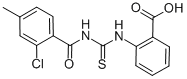 2-[[[(2-CHLORO-4-METHYLBENZOYL)AMINO]THIOXOMETHYL]AMINO]-BENZOIC ACID CAS#: 433687-66-2