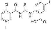 2-[[[(2-CHLORO-5-IODOBENZOYL)AMINO]THIOXOMETHYL]AMINO]-5-IODO-BENZOIC ACID CAS#: 536983-29-6