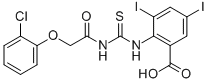 2-[[[[(2-CHLOROPHENOXY)ACETYL]AMINO]THIOXOMETHYL]AMINO]-3,5-DIIODO-BENZOIC ACID CAS#: 532408-18-7