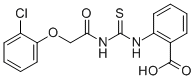 2-[[[[(2-CHLOROPHENOXY)ACETYL]AMINO]THIOXOMETHYL]AMINO]-BENZOIC ACID CAS#: 532423-41-9