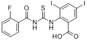 2-[[[(2-FLUOROBENZOYL)AMINO]THIOXOMETHYL]AMINO]-3,5-DIIODO-BENZOIC ACID CAS#: 532431-29-1