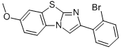 2-(2-FLUOROPHENYL)-7-METHOXYIMIDAZO[2,1-B]BENZOTHIAZOLE CAS#: 419557-58-7