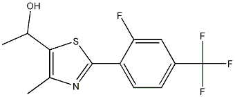 2-[2-Fluoro-4-(trifluoromethyl)phenyl]-alpha,4-dimethyl-5-thiazolemethanol CAS#: 447406-75-9