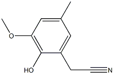 2-(2-Hydroxy-3-Methoxy-5-Methylphenyl)acetonitrile CAS#: 54208-60-5