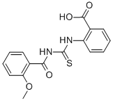 2-[[[(2-METHOXYBENZOYL)AMINO]THIOXOMETHYL]AMINO]-BENZOIC ACID CAS#: 433953-42-5