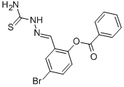 2-[2-(aminocarbothioyl)carbohydrazonoyl]-4-bromophenyl benzoate CAS#: 494758-26-8