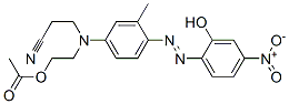 2-[(2-cyanoethyl)[4-[(2-hydroxy-4-nitrophenyl)azo]-m-tolyl]amino]ethyl acetate CAS#: 51026-47-2
