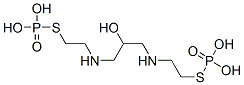 2-[[2-hydroxy-3-(2-phosphonosulfanylethylamino)propyl]amino]ethylsulfa nylphosphonic acid CAS#: 56643-20-0