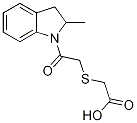 {[2-(2-methyl-2,3-dihydro-1H-indol-1-yl)-2-oxoethyl]thio}acetic acid CAS#: 436092-65-8