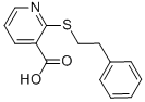 2-[(2-phenylethyl)thio]nicotinic acid CAS#: 496775-95-2