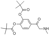 2-(2,2-DIMETHYL-PROPIONYLOXY)-5-(2-METHYLAMINO-ACETYL)-PHENYL 2,2-DIMETHYL-PROPIONATE CAS#: 52245-00-8
