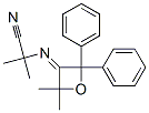 2-[(2,2-Dimethyl-4,4-diphenyloxetan-3-ylidene)amino]-2-methylpropanenitrile CAS#: 55044-21-8